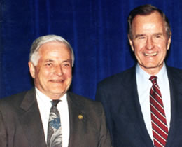 Robins H. Jackson and President Bush